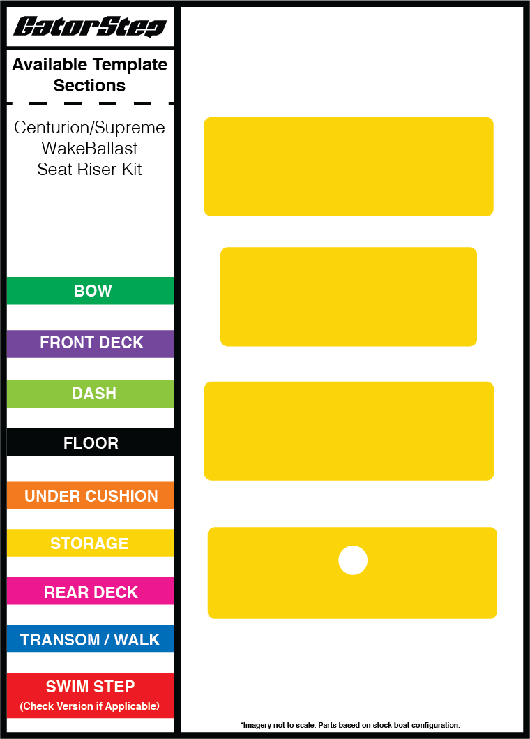 Centurion WakeBallast Seat Riser